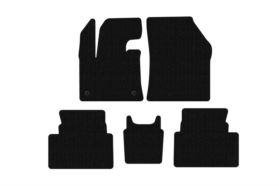 Citroen C5 Aircross 2017-2025 Rubber floor mats Carsuit (Floor-mounted accelerator, black) Image