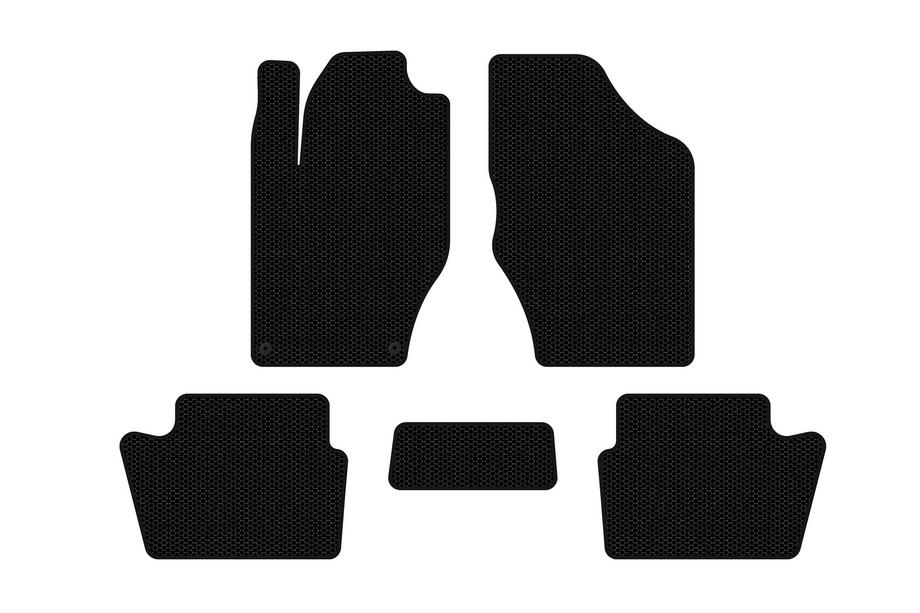 Citroen DS-4 2010-2015 Rubber Floor Mats Carsuit (HB, Pre-Facelift, Black) Image