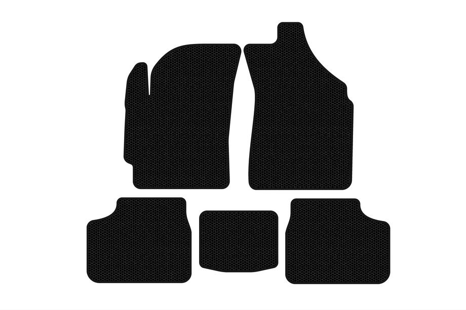 Daewoo Matiz 2009-2015 Rubber Floor Mats Carsuit (Black) Image