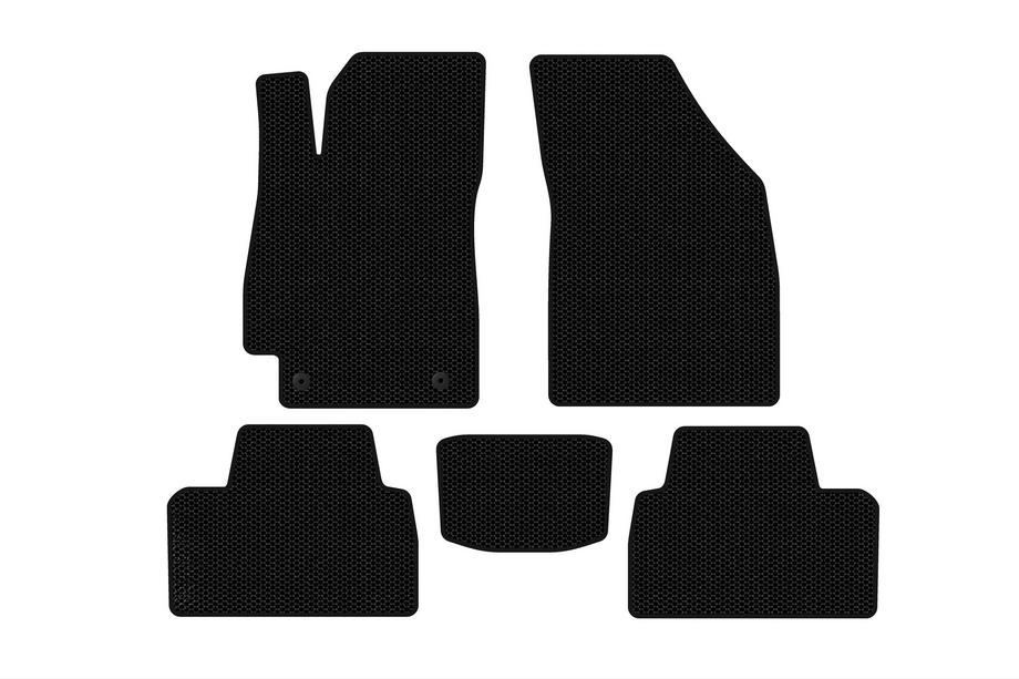 Daewoo Nubira 1997-1999 Rubber Floor Mats Carsuit (SD, Black) Image