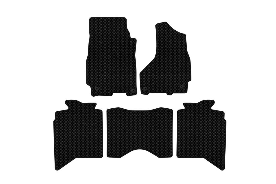 Dodge RAM (DS/DJ/D2) 2009–2024 Rubber floor mats Carsuit (2013+, 5-seater, black) Photo 1