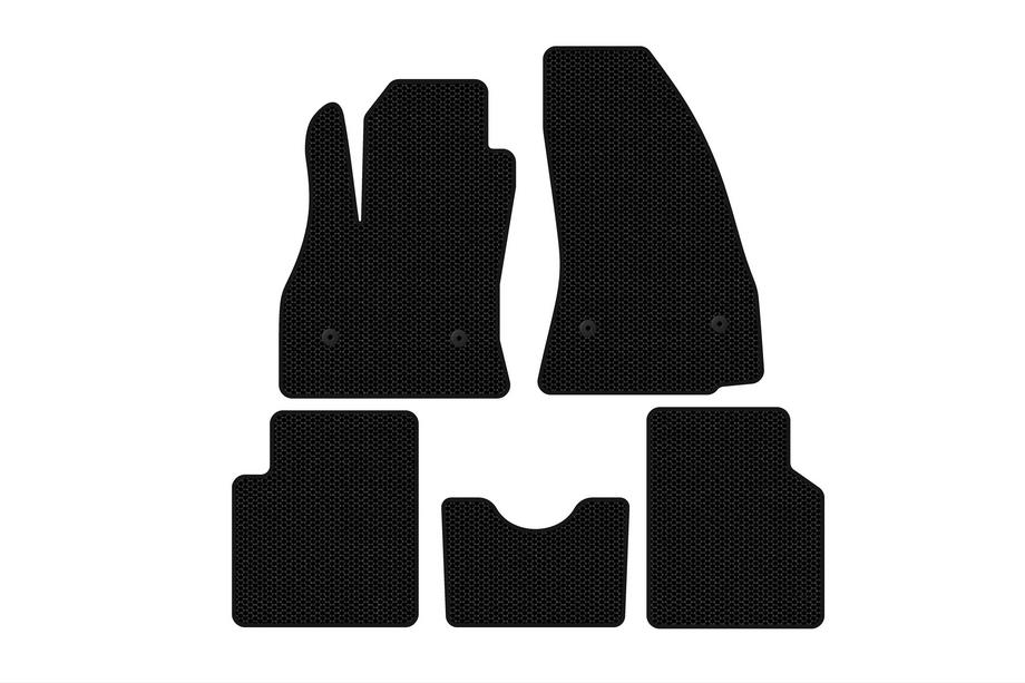 Fiat 500/500L 2013-2022 Rubber floor mats Carsuit (for 500L, black) Photo 1