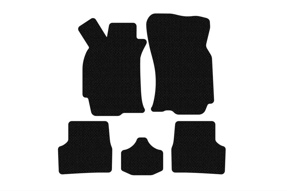 Fiat Albea 2002-2012 Rubber Floor Mats Carsuit (SD, Black) Image