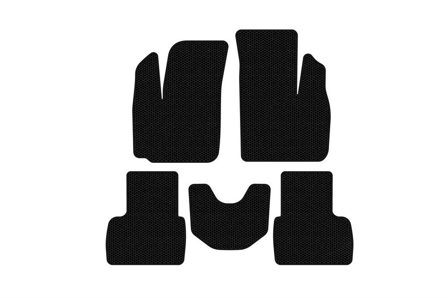 Fiat Doblo I 2001-2005 Rubber Floor Mats Carsuit (Black) Image