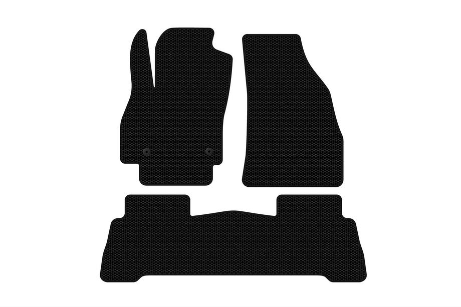 Fiat Fiorino/Qubo 2008-2024 Rubber Floor Mats Carsuit (For Fiorino, Black) Photo 1