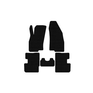 Rubber floor mats Carsuit (2011-2018, HB, 3-door, black) Fiat Punto Grande/EVO 2006-2018 photo 1