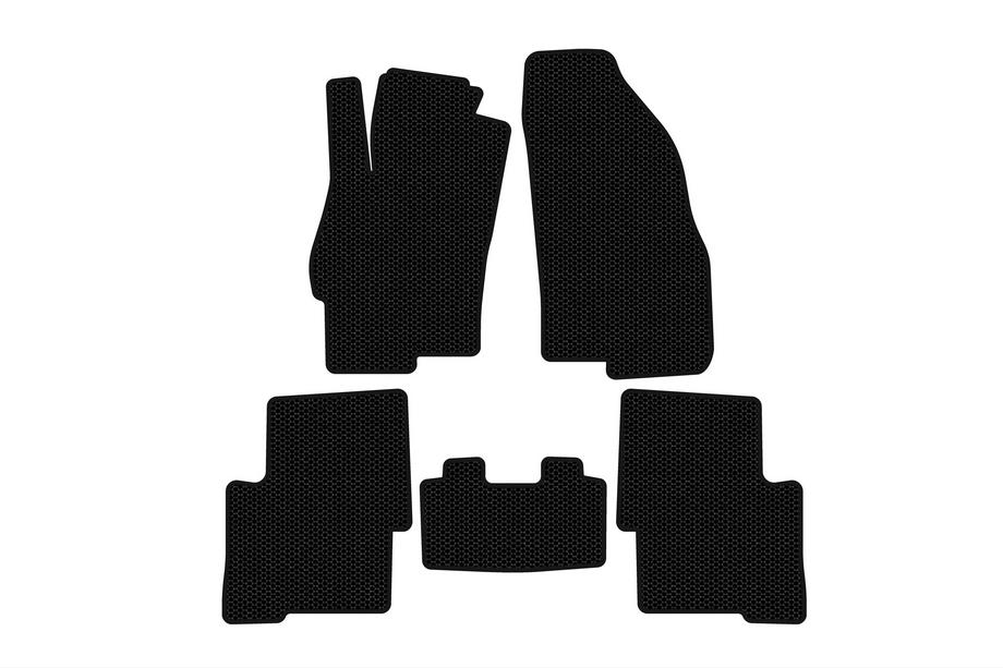 Fiat Linea 2006-2018 Rubber Floor Mats Carsuit (SD, Black) Image