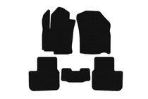 Fiat Sedici 2006-2014 Rubber Floor Mats Carsuit (HB, Black) photo 1