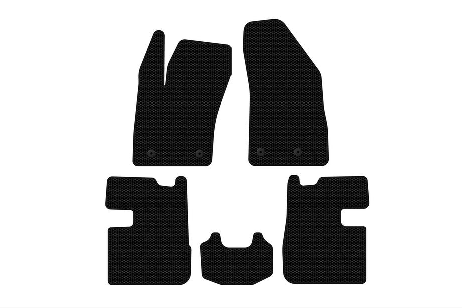 Fiat Tipo 2016- Rubber Floor Mats Carsuit (SD, Black) Image