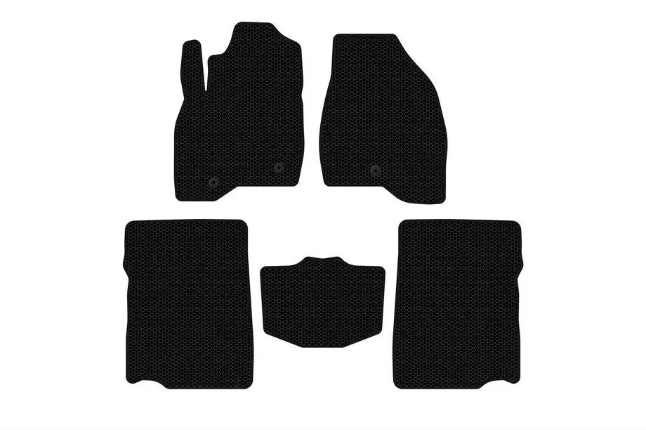 Ford Explorer 2011-2019 Rubber floor mats Carsuit (2017-2019, 2nd row, 7-seater, black) Image