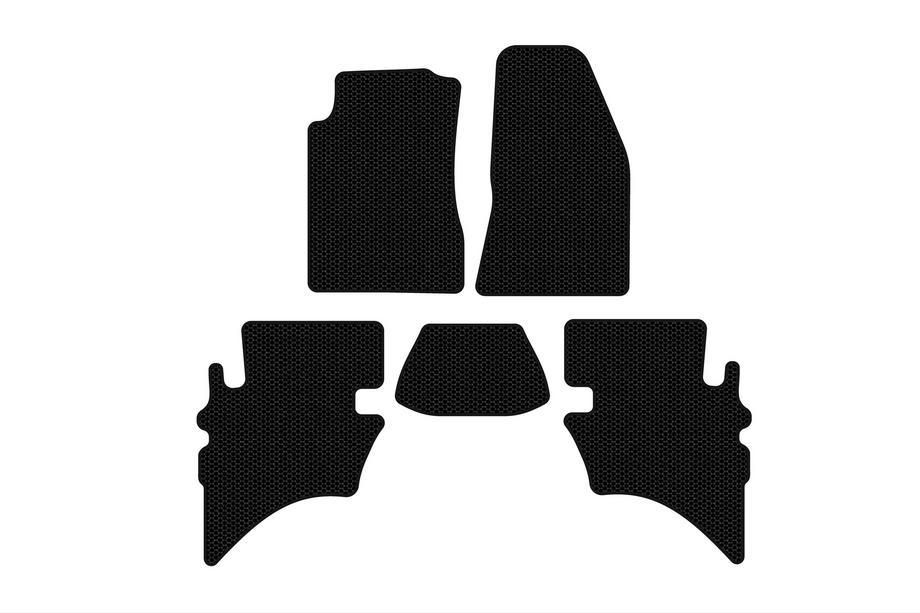 Ford Ranger 2002-2006 Rubber Floor Mats Carsuit (Black) Image