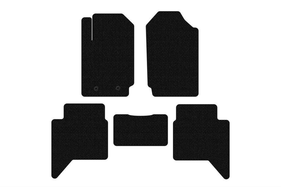 Ford Ranger 2011–2022 Rubber Floor Mats Carsuit (Black) Image