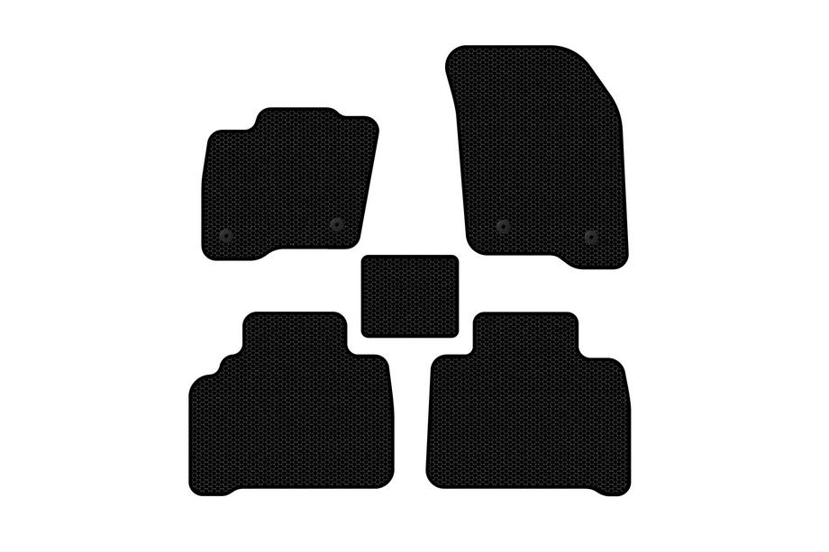 Ford S-Max 2015- Rubber Floor Mats Carsuit (Black) Image