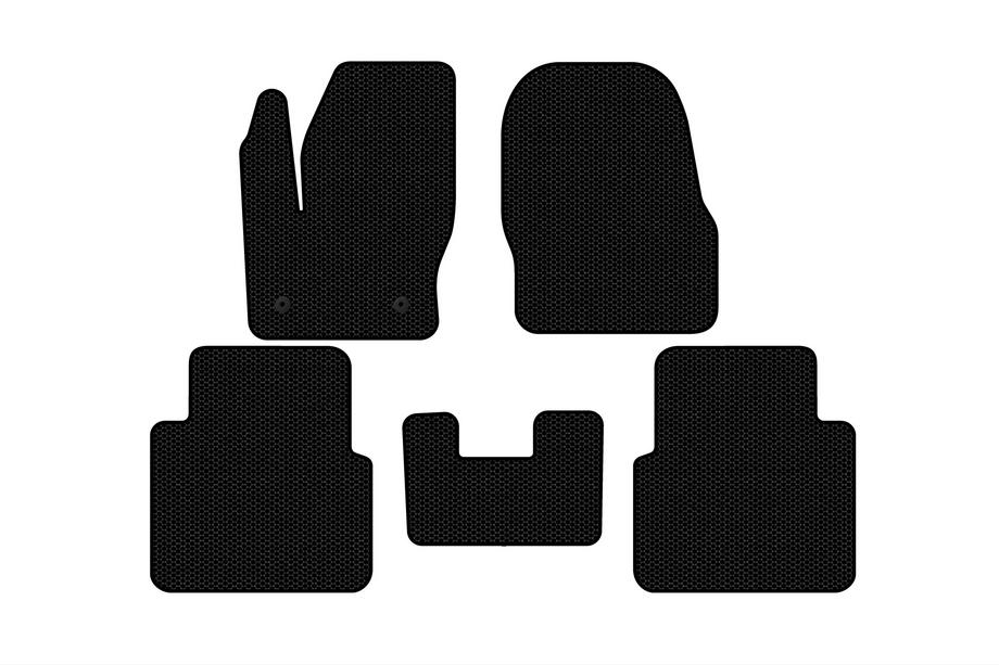 Ford Connect 2014-2021 Rubber Floor Mats Carsuit (Black) Image