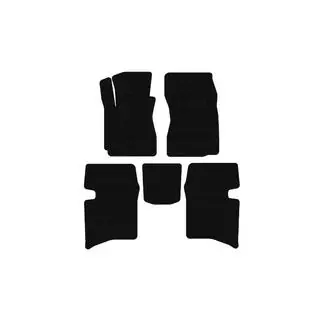 Rubber Floor Mats Carsuit (SD, Black)