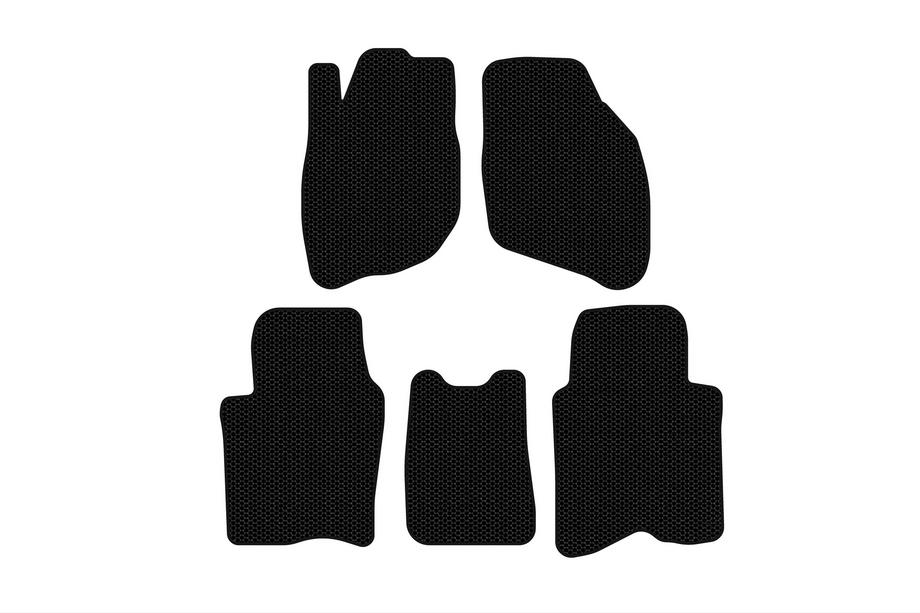 Honda City 2002-2008 Rubber Floor Mats Carsuit (SD, Black) Image