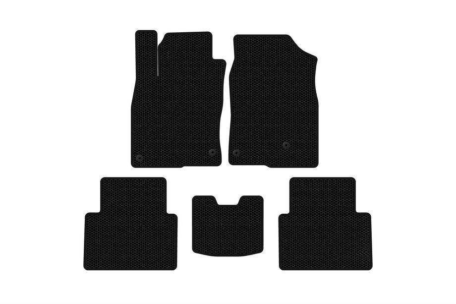 Honda Civic Sedan X 2016-2021 Rubber Floor Mats Carsuit (SD, Black) Image