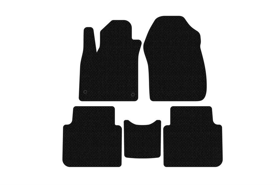 Honda CRV 2017-2022 Carsuit rubber floor mats (7-seater, black, 2020-2022) Image