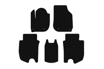 Honda FIT/Jazz 2014–2020 Rubber Floor Mats Carsuit (HB, Hybrid, Black) photo 1