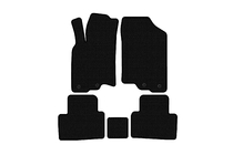 Honda Insight II 2009-2014 Rubber Floor Mats Carsuit (HB, Hybrid, Black) photo 1