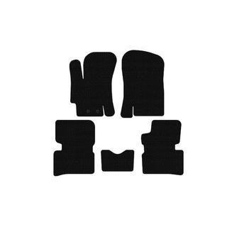 Rubber Floor Mats Carsuit (SD, Black) Hyundai Accent 2006-2010 photo 1