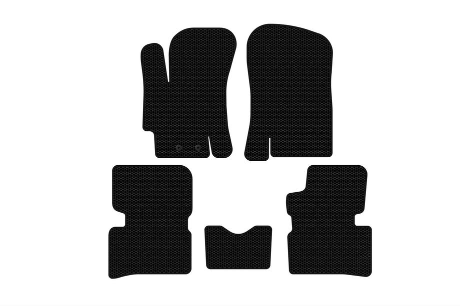 Hyundai Accent 2006-2010 Rubber Floor Mats Carsuit (SD, Black) Photo 1