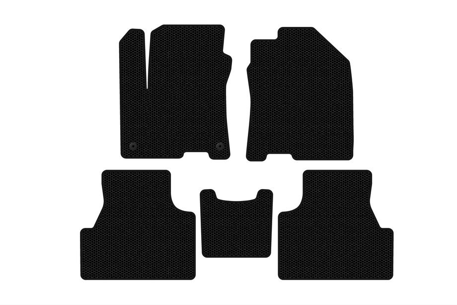 Hyundai Encino EV 2019- Rubber Floor Mats Carsuit (2019-2020, Electric, Black) Photo 1