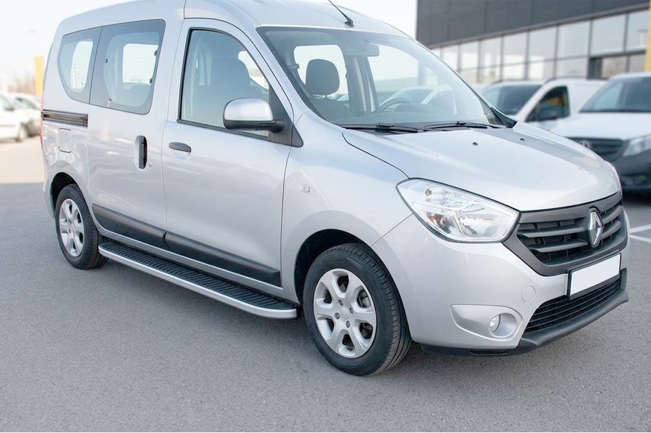Dacia Dokker 2013-2022 Side Steps Tayga (2 pcs, Aluminum) Image