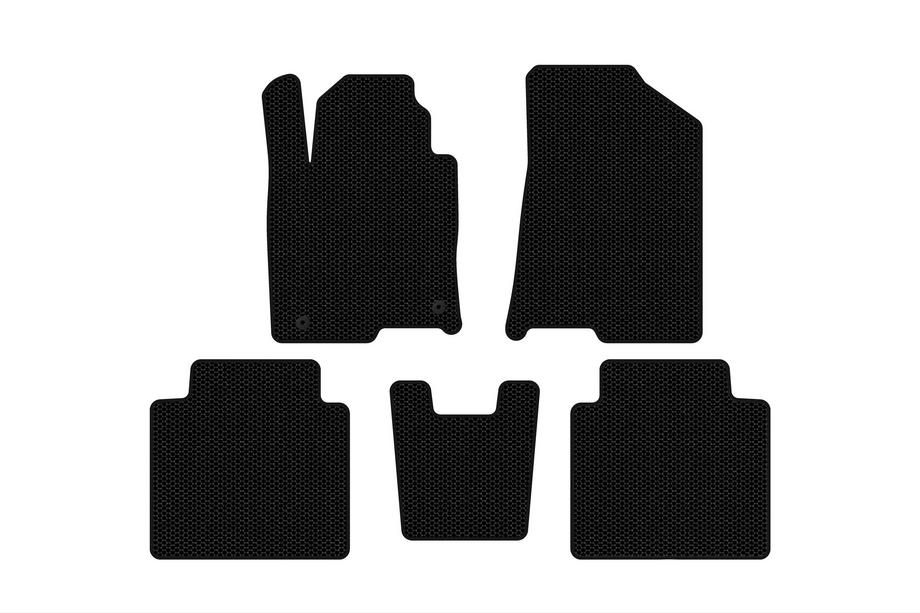 Hyundai Grandeur 2017- Rubber Floor Mats Carsuit (SD, Black) Image