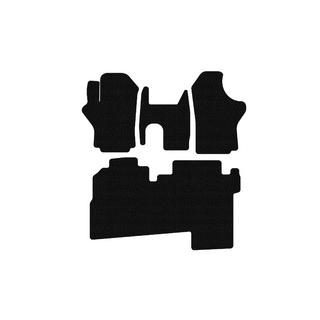 Rubber floor mats Carsuit (2004-2007, 2 rows, 8-seater, black) Hyundai H200, H1, Starex 1998-2007 photo 1