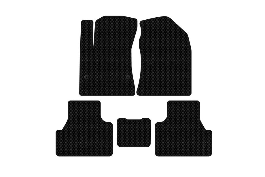 Hyundai Kona 2017-2023 Rubber Floor Mats Carsuit (Electric, Black) Image
