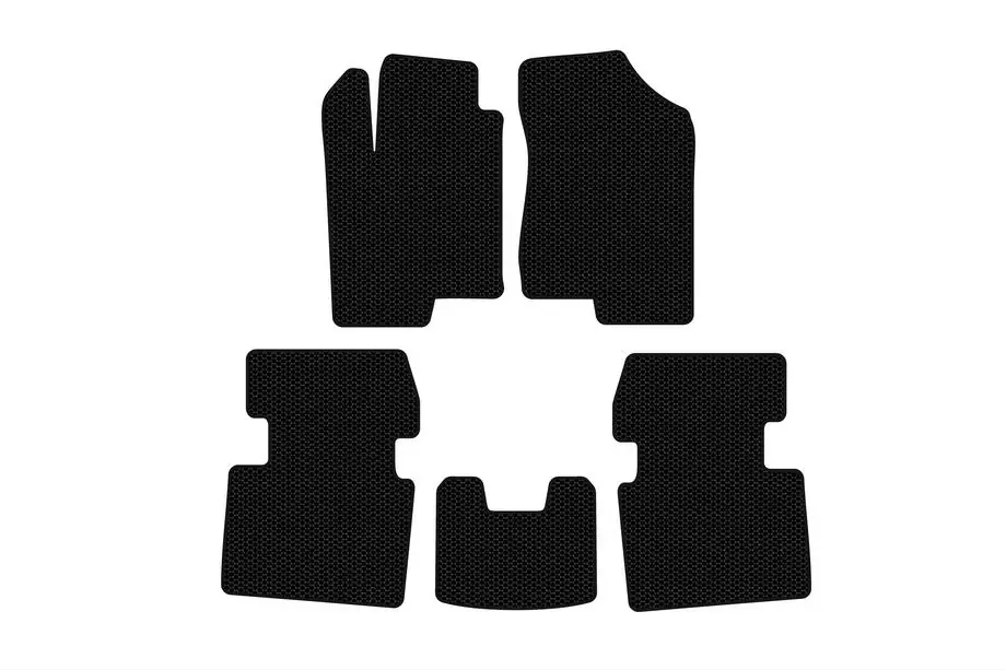 Hyundai Sonata NF 2004-2009 Rubber Floor Mats Carsuit (Black) Image