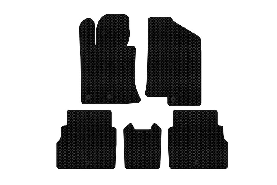 Hyundai Sonata YF 2010-2014 Rubber Floor Mats Carsuit V2 (black) Image