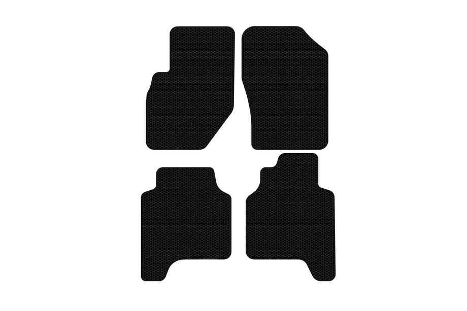 Hyundai Terracan 2001-2007 Rubber Floor Mats Carsuit (Black) Image