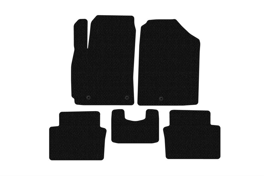 Hyundai Veloster 2018-2022 Rubber floor mats Carsuit (Coupe, black) Image