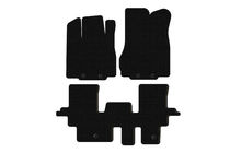 Infiniti QX60 2016-2021 Rubber floor mats Carsuit (2 rows, black) photo 1
