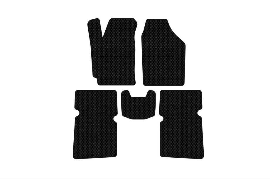 JAC J5 2011-2019 Rubber Floor Mats Carsuit (SD, Black) Image
