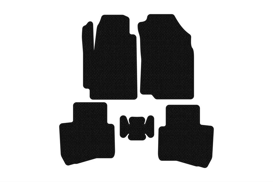 JAC S2 2014-2020 Rubber Floor Mats Carsuit (Black) Image