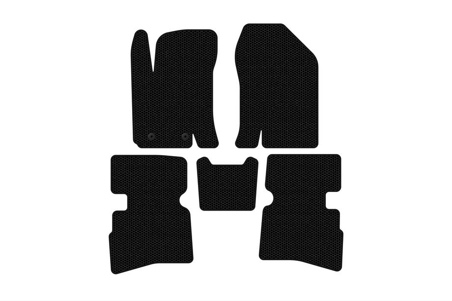 JAC S4 2018- Rubber Floor Mats Carsuit (Black) Image