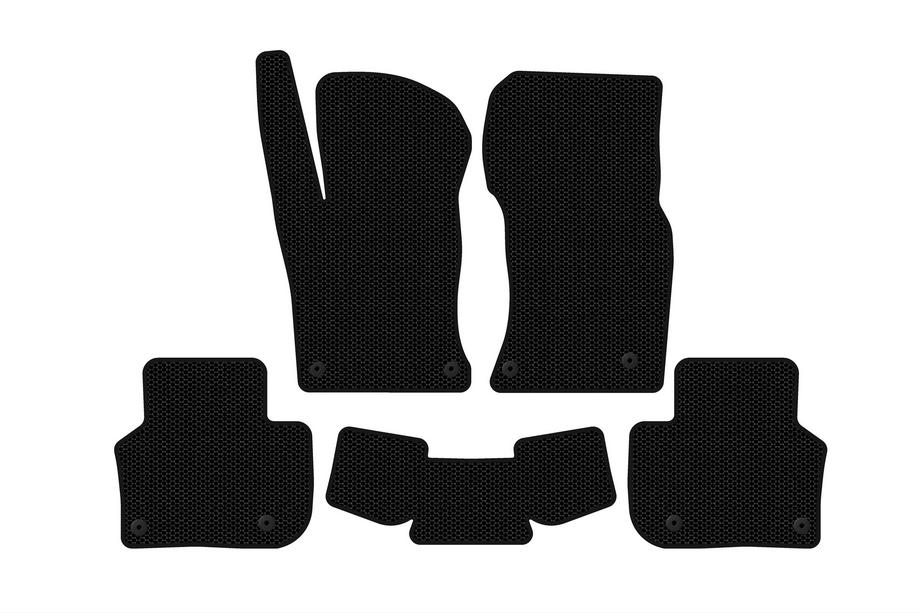 Jaguar XF 2016- Rubber Floor Mats Carsuit (Black) Image