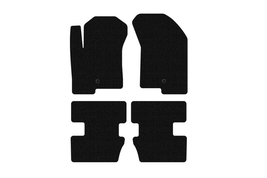 Jeep Compass 2006-2016 Rubber Floor Mats Carsuit (2006-2011, Black) Image