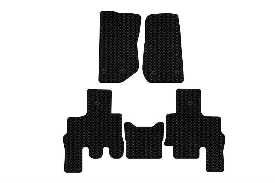 Jeep Wrangler 2007-2017 Rubber Floor Mats Carsuit (Black) Image