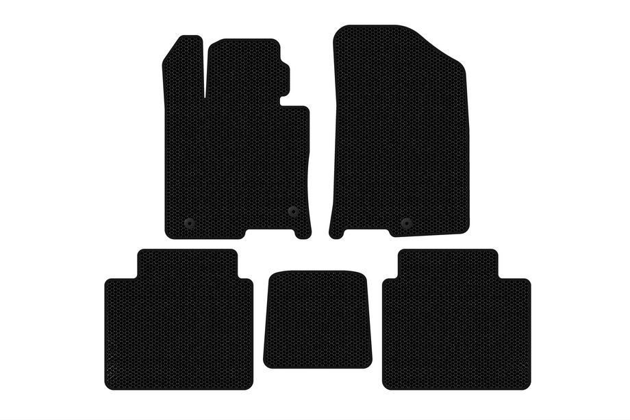 Kia Optima 2016- Rubber Floor Mats Carsuit (Black) Image