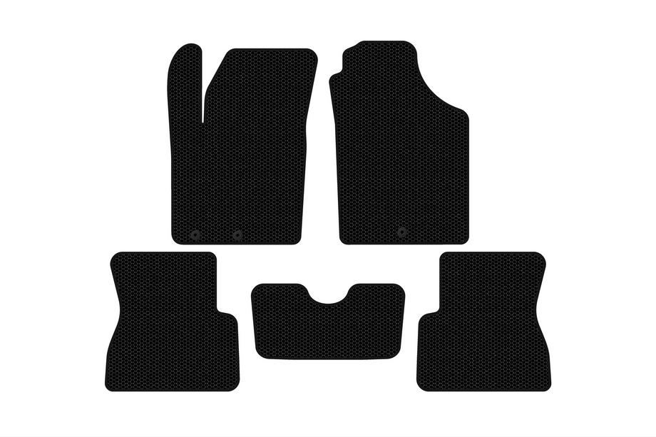 Kia Picanto 2011-2016 Rubber Floor Mats Carsuit (Black) Image