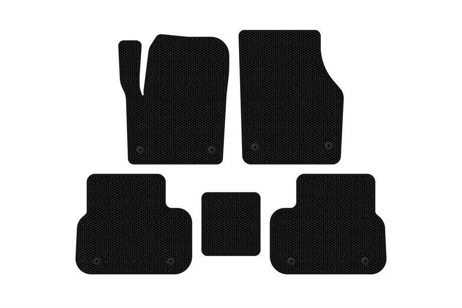 Land Rover Discovery Sport 2014- Rubber Floor Mats Carsuit (2014-2019, 2 Rows, Black) Image