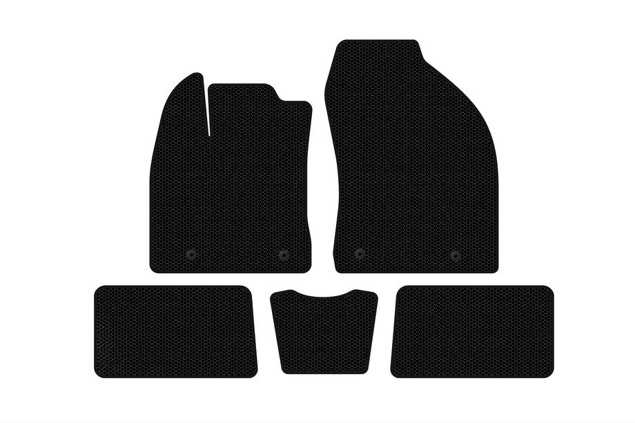 Lexus CT200H 2011-2022 Rubber Floor Mats Carsuit (HB, Hybrid, Black) Image