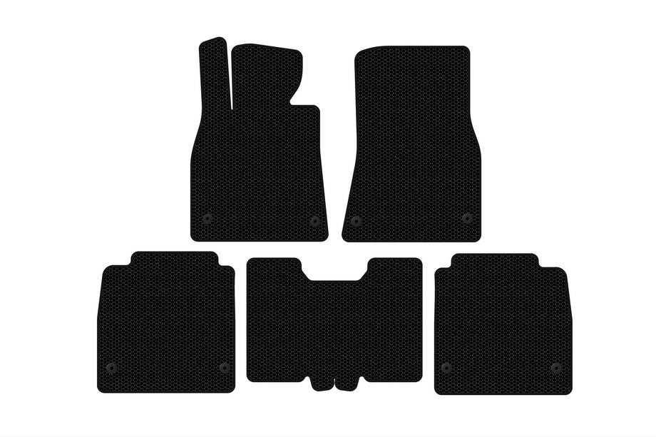 Lexus LS 2007-2017 Rubber floor mats Carsuit (2007-2010, SD, Long wheelbase, black) Photo 1