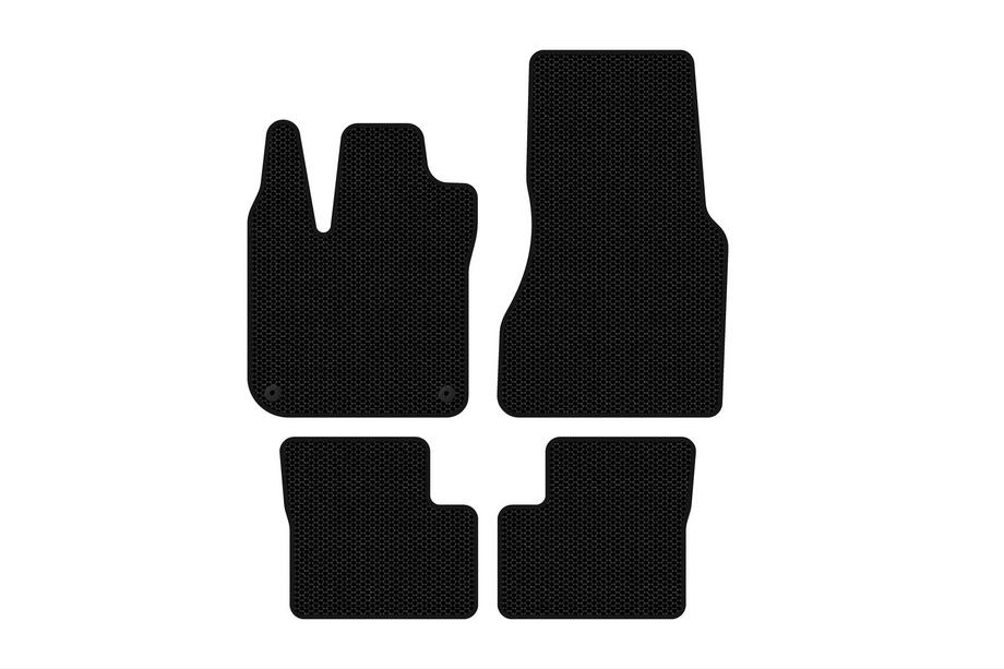 Smart 2014- Rubber floor mats Carsuit (HB, 5-door, black) Photo 1
