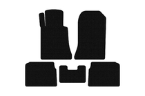 Mercedes E-class W124 1984–1997 Rubber Floor Mats Carsuit (SD, Black) photo 1