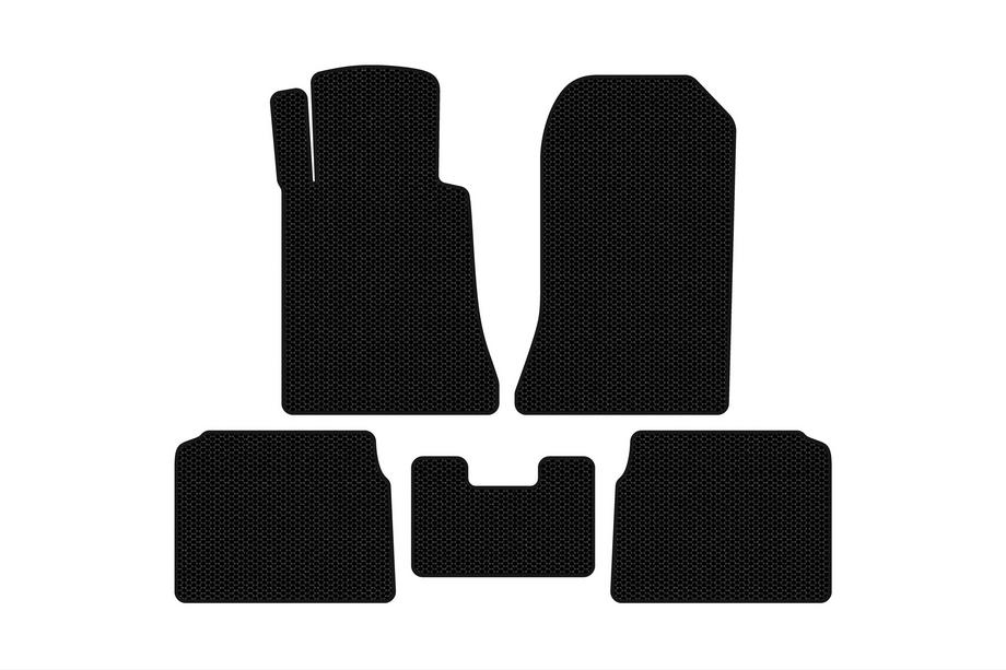 Mercedes E-class W124 1984–1997 Rubber Floor Mats Carsuit (SD, Black) Image